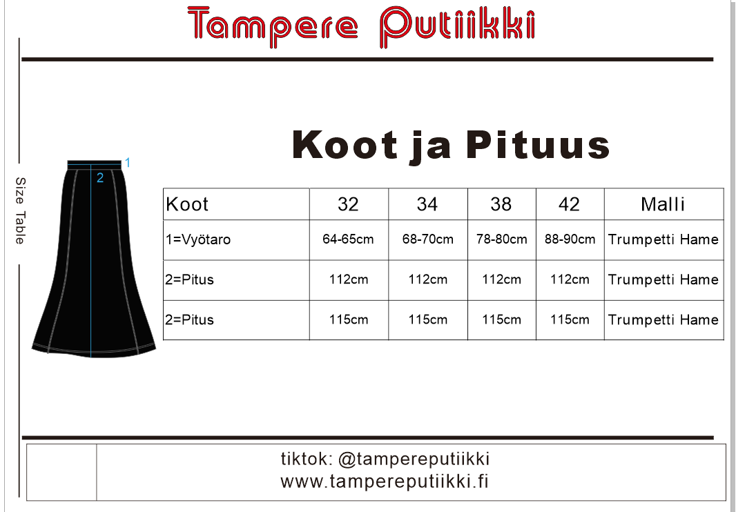 Trumpetti hame uudet