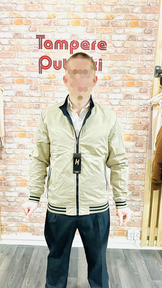 Doubla Väri Takki Beige
