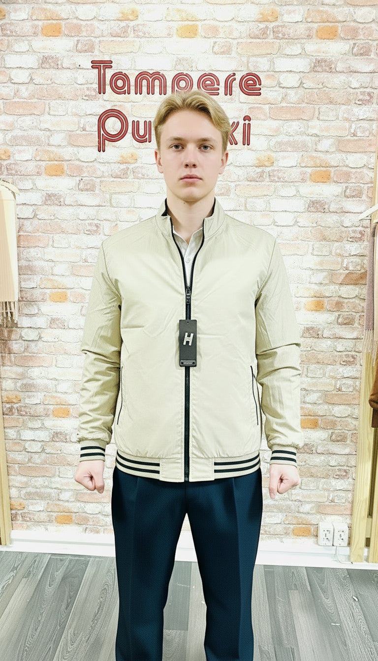 Doubla Väri Takki Beige