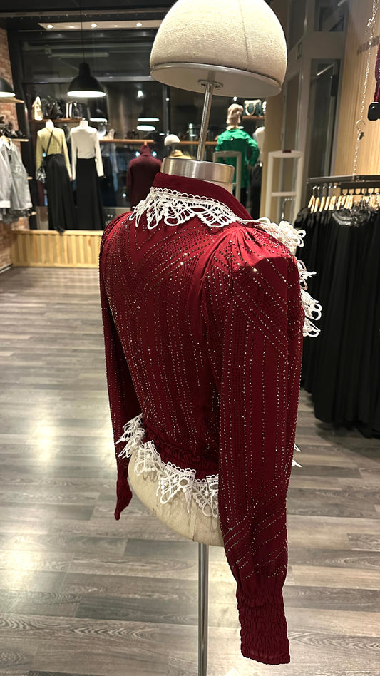 Viini punainen Hematitti ja punainen kivi